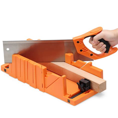 Navaris Miter Box with Saw 